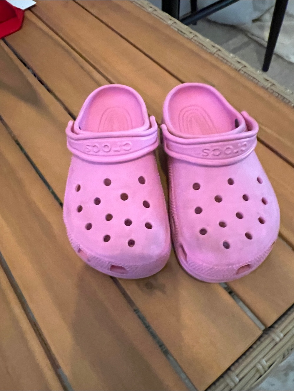 CROCS Kids Pink Classic Clogs